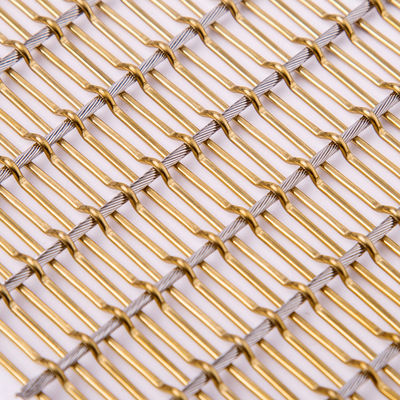 Metal arquitetónico de anodização de bronze Mesh Fabric For Filtration Applications