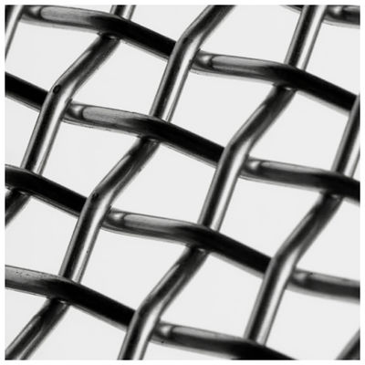 Cartões de malha de arame elétrico de aço inoxidável galvanizado fechado com 2,5 mm de diâmetro