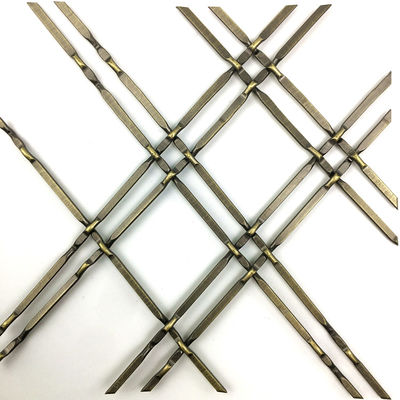 Resistente ao calor Twill Weave Woven Wire Mesh Panels aço