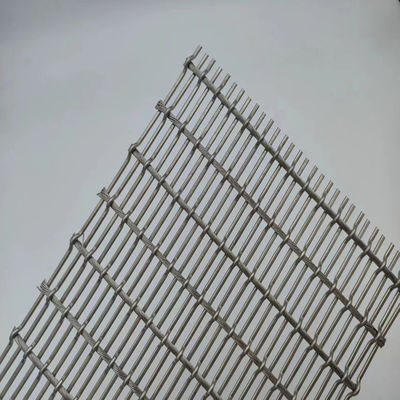 Aço inoxidável 400Mesh Interior Wire Mesh Twill Tecido para cortina divisória