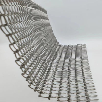 Cor personalizada de aço espiral de malha de fio comprimento 1m-50m para decoração