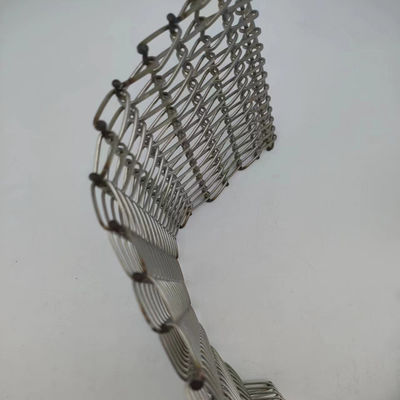Diâmetro de malha de arame farpado em espiral de prata Tamanho 2 mm-20 mm