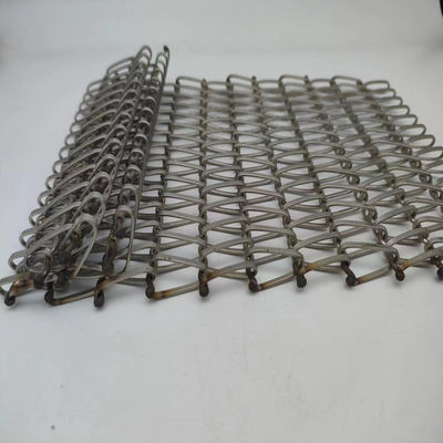 0.5mm-2.0mm Diâmetro de fio espiral malha de fio com certificado SGS / largura 0.5m-2.0m