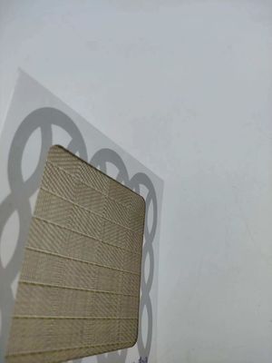 0.6mm espessura vidro laminado rede metálica decorativa para industrial