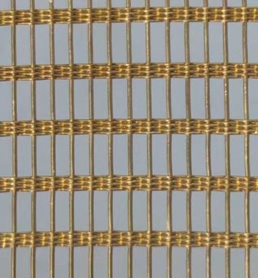Vidro laminado personalizado com malha metálica de alta resistência comprimento 30m