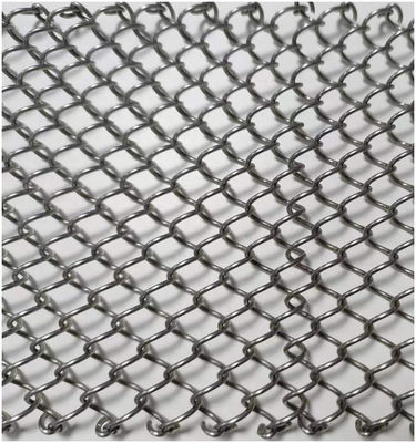 Copper Polished Finish Arquitetônico Expanded Metal Mesh With Twill Weave Style