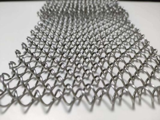 Copper Polished Finish Arquitetônico Expanded Metal Mesh With Twill Weave Style