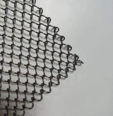 Copper Polished Finish Arquitetônico Expanded Metal Mesh With Twill Weave Style