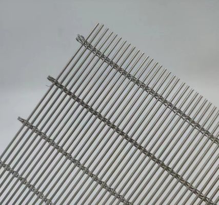 Arquitetura quadrada Rede de metal flexível Pintura de cores personalizadas para cortinas de quarto