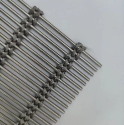 Solução de divisor de quarto Tecido de malha metálica flexível PVD Para parede de cobertura