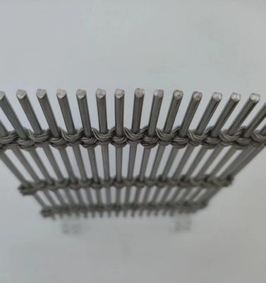 Solução de divisor de quarto Tecido de malha metálica flexível PVD Para parede de cobertura