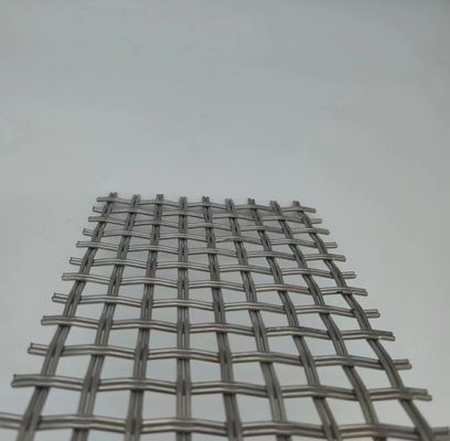 Prata 1,2 mm Arquitetônica Tecido Wire Mesh Solução de Cercas de Segurança Superior