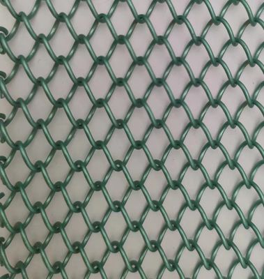 Rede de tecido de arquitetura de arame de alumínio verde para soluções decorativas versáteis