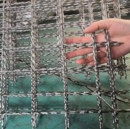 30m OEM Galvanizado Crimped Wire Mesh em triagem e filtragem