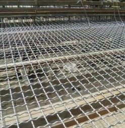 30m OEM Galvanizado Crimped Wire Mesh em triagem e filtragem