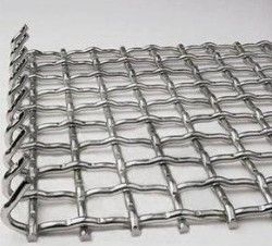 OEM PVC revestido Bloqueio Crimp Wire Mesh para produtos de alto desempenho