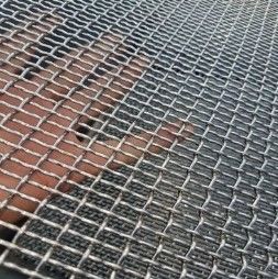 OEM PVC revestido Bloqueio Crimp Wire Mesh para produtos de alto desempenho