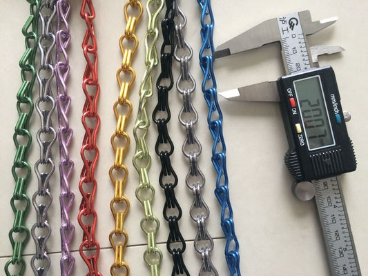Ecrã de mosca de cadeia de alumínio personalizável com trilhos e outros acessórios
