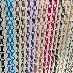 Tamanho padrão 90x210cm Chain Link Screen Curtain Desempenho Superior