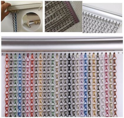 Ecrã de mosca de ligação de cadeia de 2,0 mm como teto personalizado
