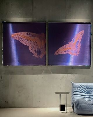 Mural de malha de fio tecido de alta durabilidade para tecido de malha 3d