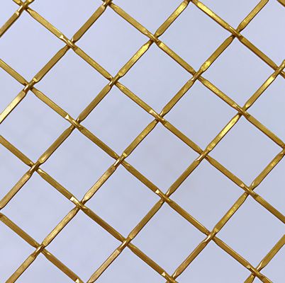 Grelhas de malha de arame elétrico decorativo polido espessura 0,5-2 mm