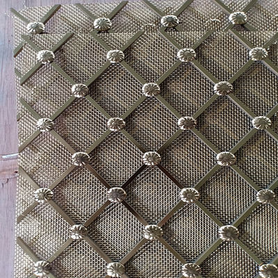 Grelhas de malha de arame elétrico de tecido de twill polido Eco Friendly
