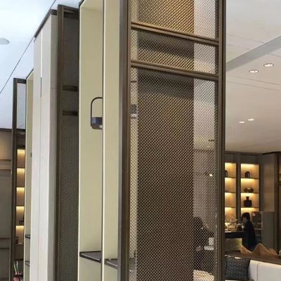 Grelhas de malha de arame decorativa ecológica espessura 0,5-2 mm em prata