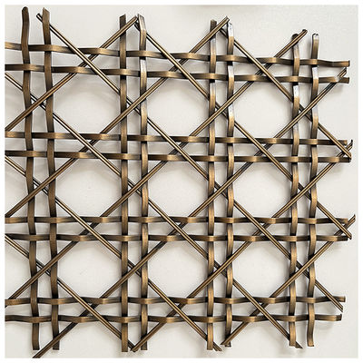 Elevate Interior Design Decorativo Grill Metal Rede Eco Amigável Twill Tecido