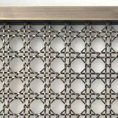 Modernização de design de interiores Grades de malha de arame decorativo escolha perfeita com diâmetro de entrelaçamento 1mm-5mm
