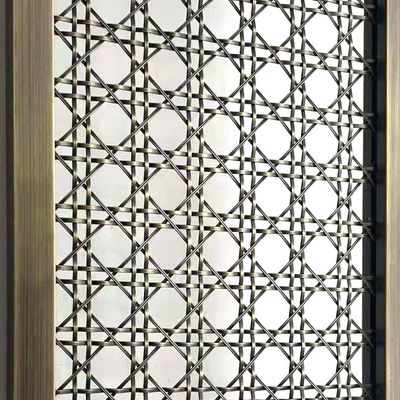 Modernização de design de interiores Grades de malha de arame decorativo escolha perfeita com diâmetro de entrelaçamento 1mm-5mm