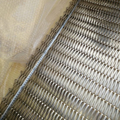 5 mm Diâmetro de fio Cinturão de malha espiral Certificado ISO9001 comprimento 1m-36m largura 6m
