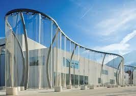 Aço inoxidável Decorativo Chain Ring Mesh Curtain Screen Edifício Parede exterior