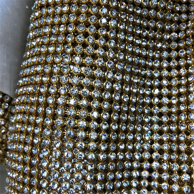 Retardante de Chama ODM Rede de Metal Flexível Tecido de Sequin de Metal Interior e Exterior