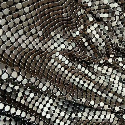 Retardante de Chama ODM Rede de Metal Flexível Tecido de Sequin de Metal Interior e Exterior