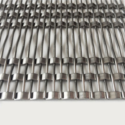 0.8mm 2.0mm Diâmetro de fio de aço inoxidável rede arquitetônica fácil instalação