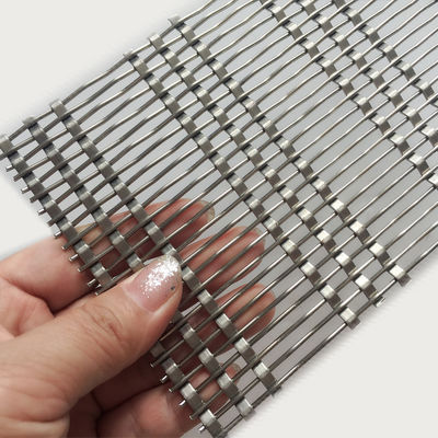 0.8mm 2.0mm Diâmetro de fio de aço inoxidável rede arquitetônica fácil instalação