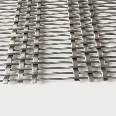 0.8mm 2.0mm Diâmetro de fio de aço inoxidável rede arquitetônica fácil instalação