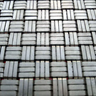 Painel de malha arquitetônica de tecelagem simples Diâmetro de fio 0,8 mm 2,0 mm