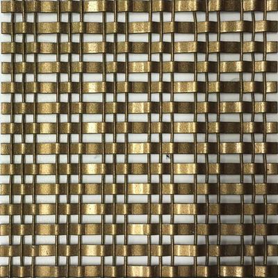 Impressionante Bronze Decorative Wire Mesh Para Instalações de Arte Mobiliário Decorativo Metal Mesh Cabine de cozinha