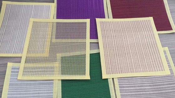 Lâminação de vidro de malha de arame laminado de largura de 1-2m Tecido de Cooper para gráficos gravados