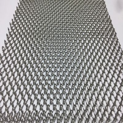 Decoração de interiores 80% Área Aberta Draperia de bobina de metal com comprimento personalizado e 9mm de fio de pitch Certificação ISO9001