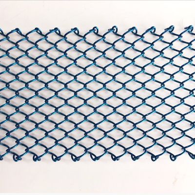 Enlaçamento de rede de cadeia personalizado fundo de decoração cercas de jardim galvanizado vedação de segurança rolos de tecido