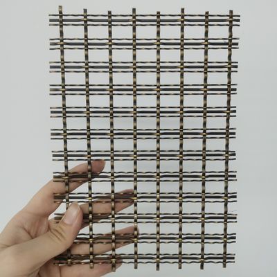 Tela de arame farpado de aço inoxidável de bronze resistente à corrosão para armários