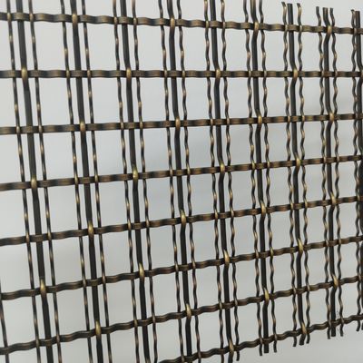 Tela de arame farpado de aço inoxidável de bronze resistente à corrosão para armários