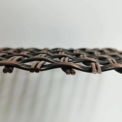 Arquitetônica Antiga Brass Woven Wire Mesh In Reverse Dutch Weave 52% Área aberta Para teto