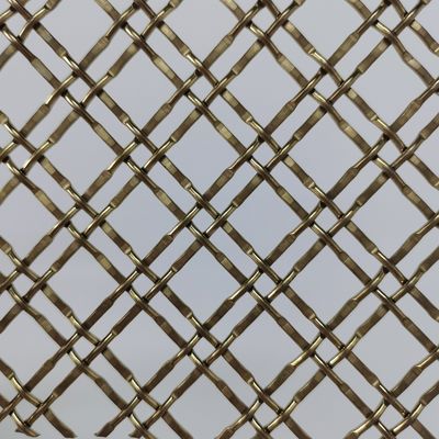 Arquitetônica Crimped Woven Wire Mesh Metal Wire Mesh como barranco pode ser usado como segurança interna e externa