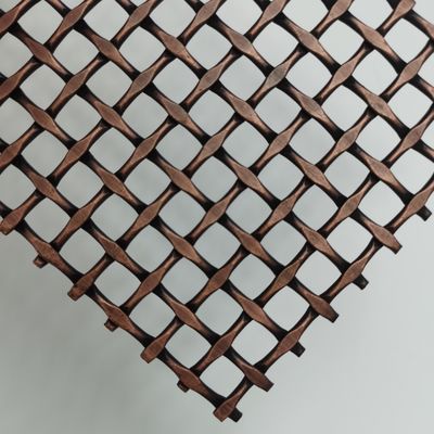 Painéis de malha arquitetônica Parede interna de malha de metal tecido