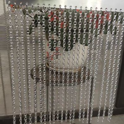 Cortinas anti-mosquito de 95x215 cm para divisórias interiores com filamentos decorativos de 3,2 mm.