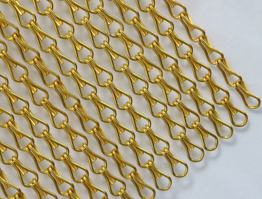 95x215cm Tamanho padrão Cadeia de alumínio Esquena de mosca trilhos e outros acessórios